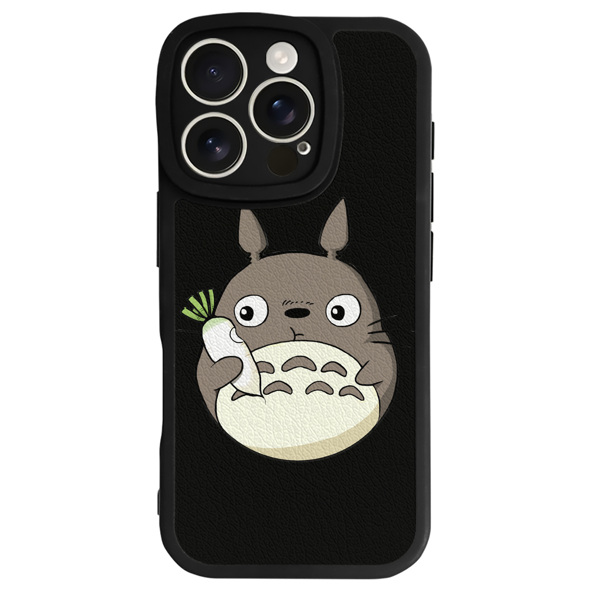 （画像用） となりのトトロ 草壁メイ 草壁サツキ My Neighbor Totoro Satsuki Kusakabe Mei Kusakabe 【iPhone 16シリーズ対応】シリコンスマホケース（レザー調） 材質：シリコン